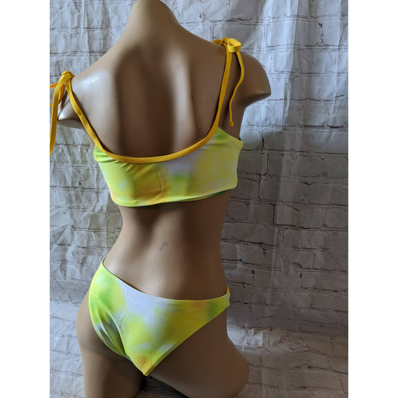 Tie Dye Tie Shoulder Bikini Swimsuit NWT - Picture 5 of 5
